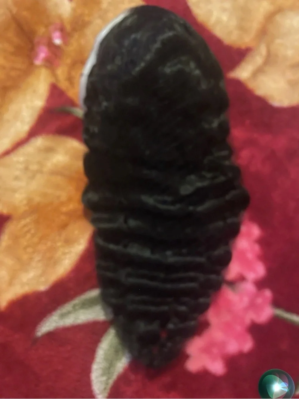 Natural Black Curly Human Hair Wig - Sleek Style